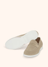 Kiton sand moka - loafer shoes for man, in calfskin 3
