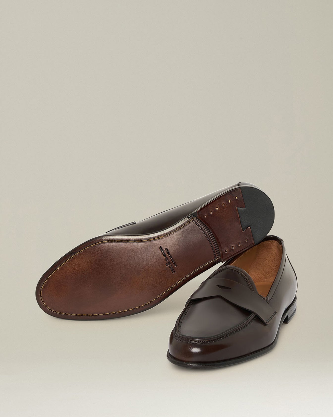 BRUSHED CALFSKIN LOAFER