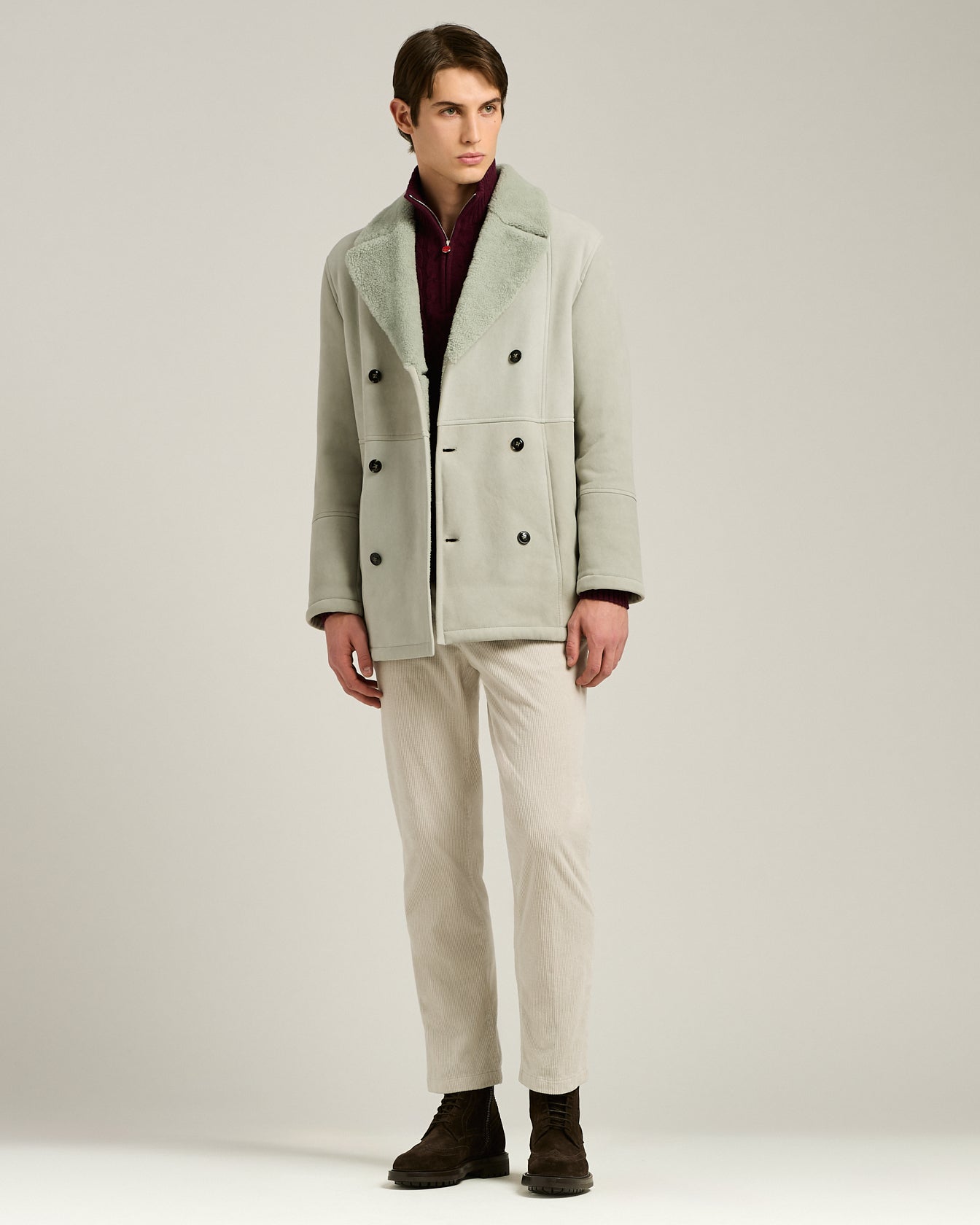 STIVALETTO BROGUE IN PELLE DI VITELLO