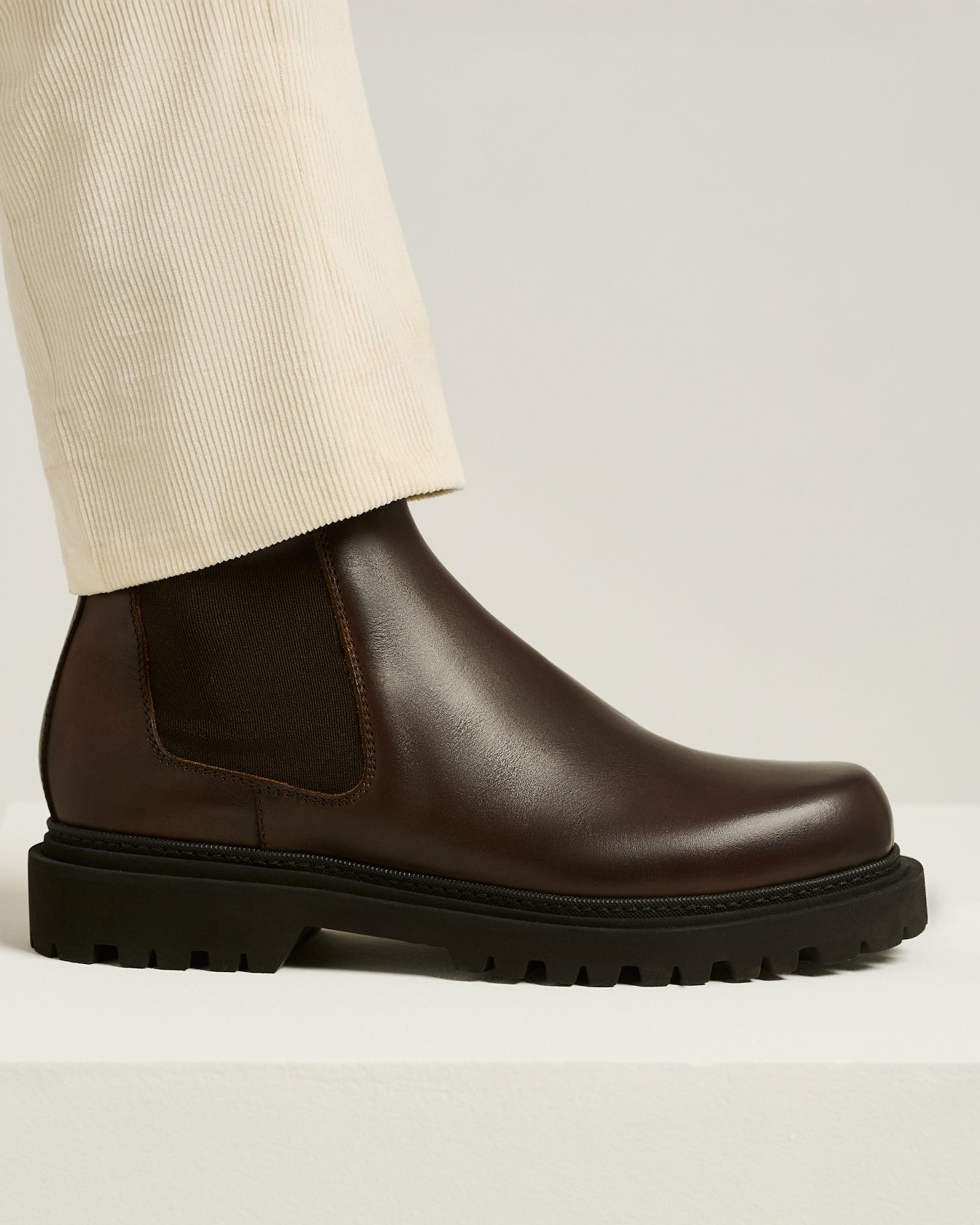 STIVALETTO CHELSEA IN PELLE DI VITELLO