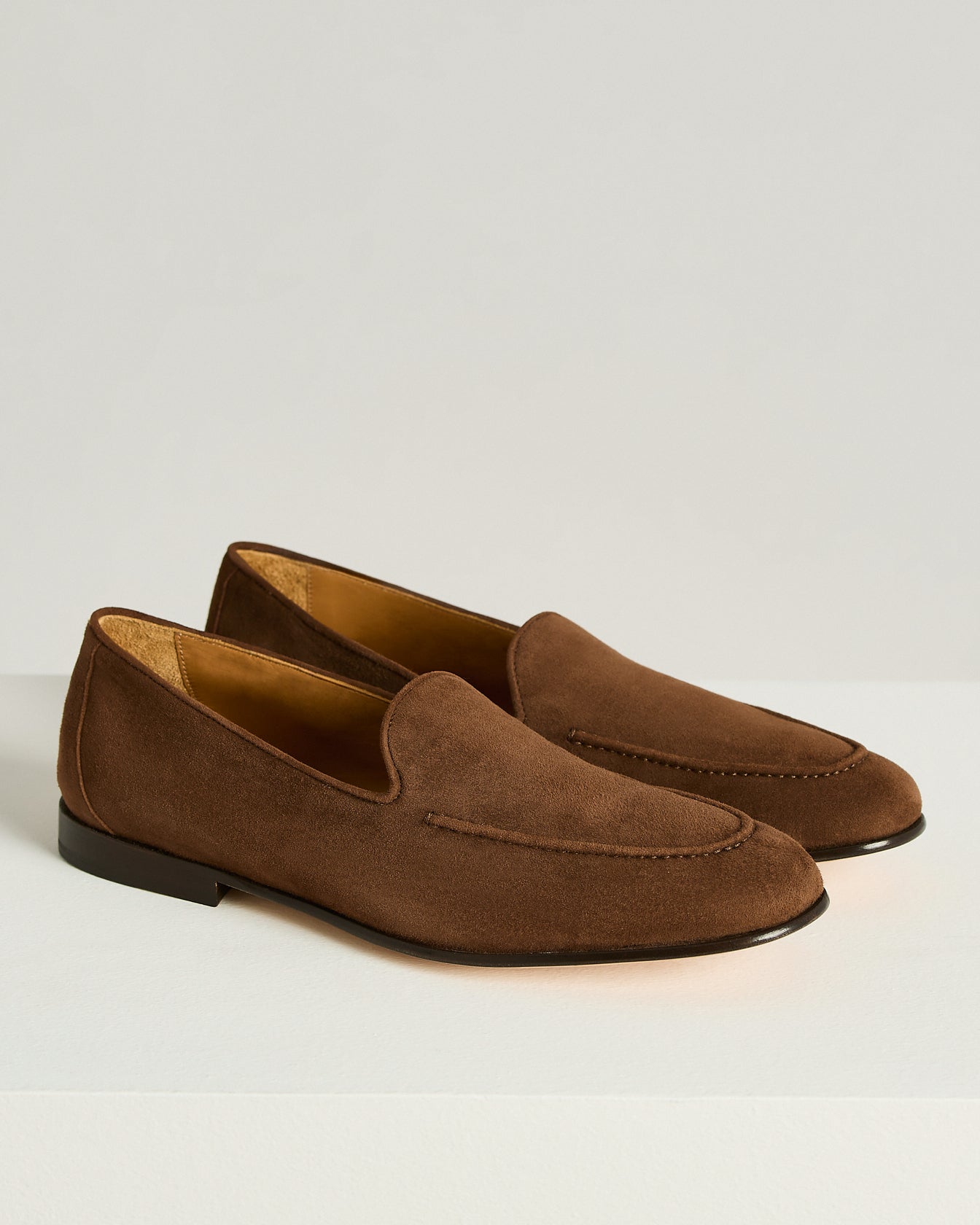 MOCASSINI IN PELLE SCAMOSCIATA