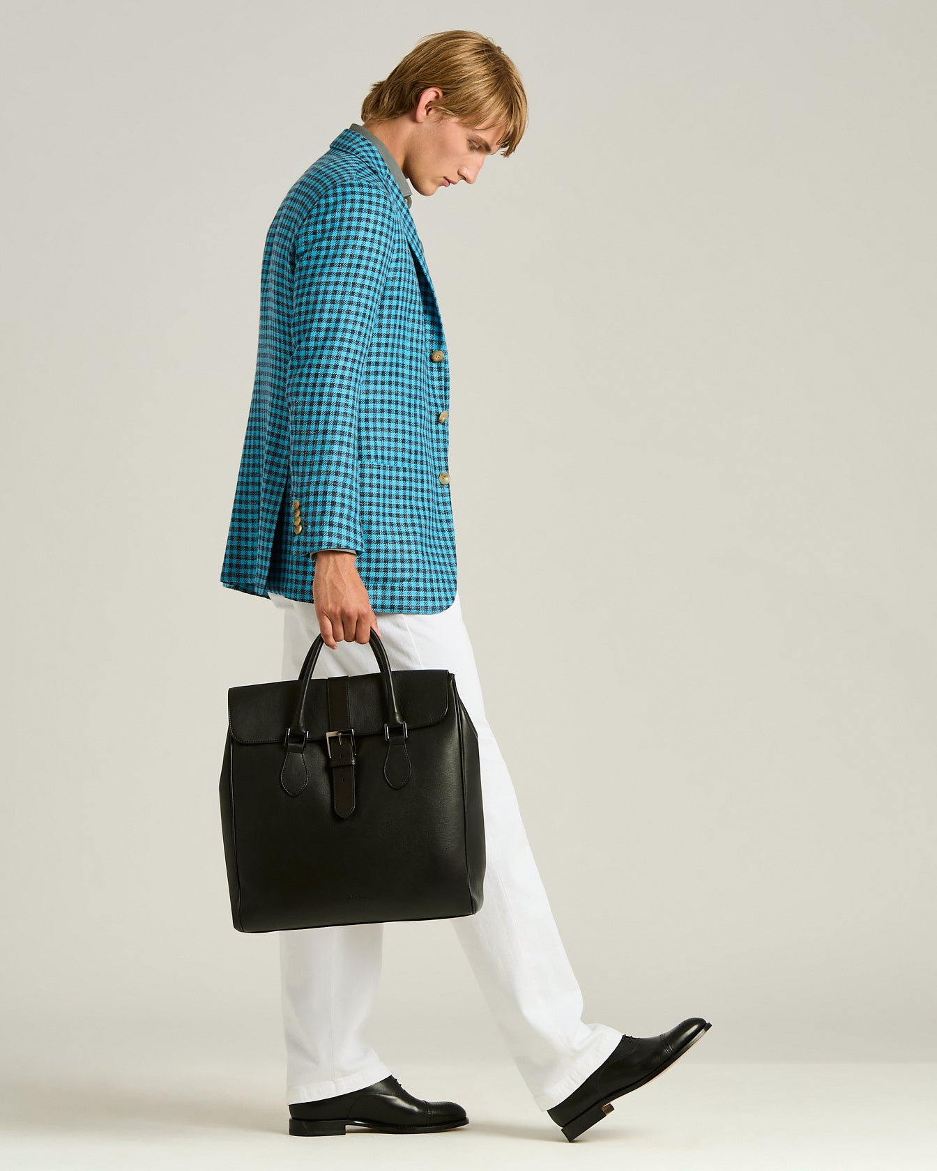 SCARPA STRINGATA IN PELLE