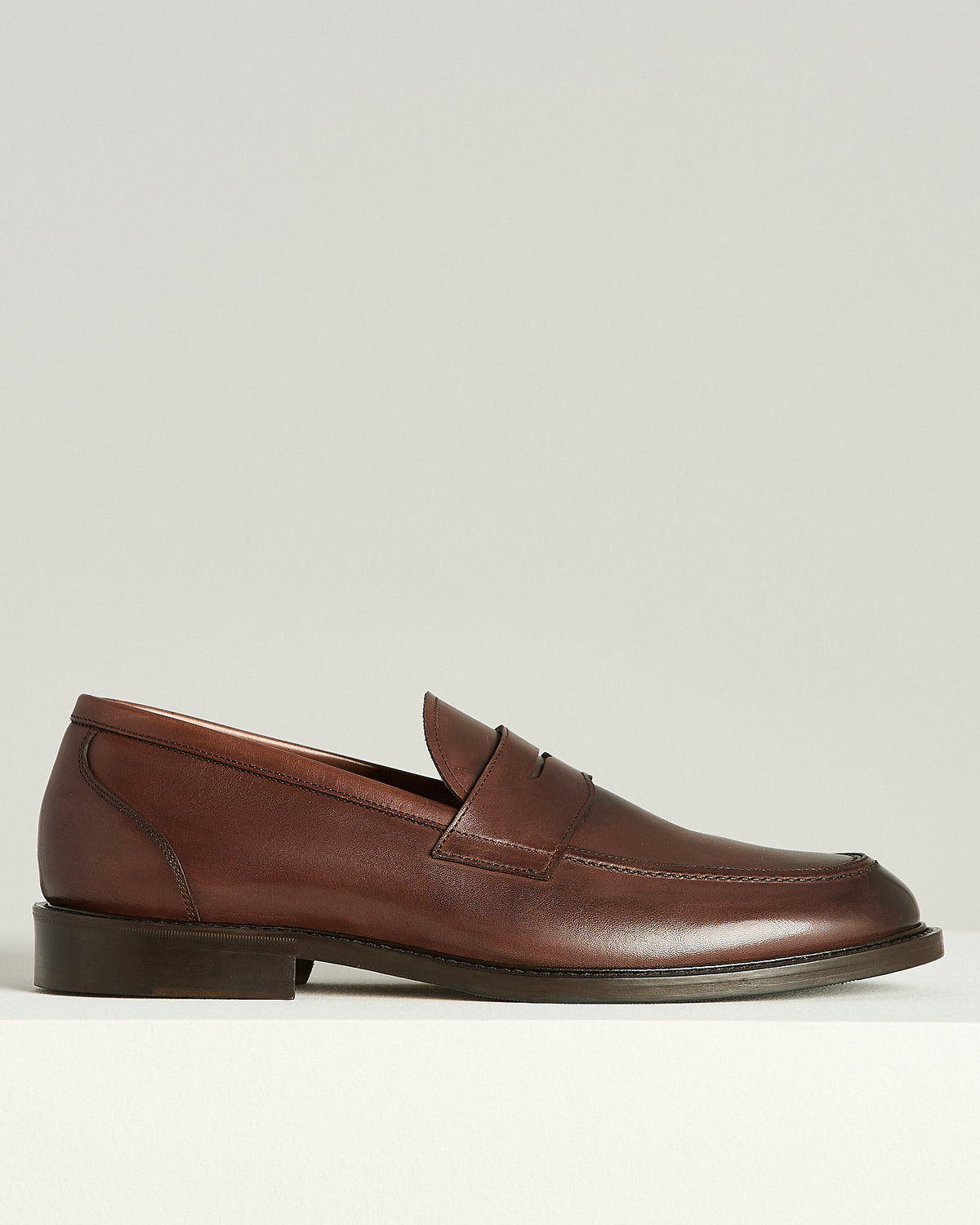 COFFEE CALFSKIN LOAFER 1