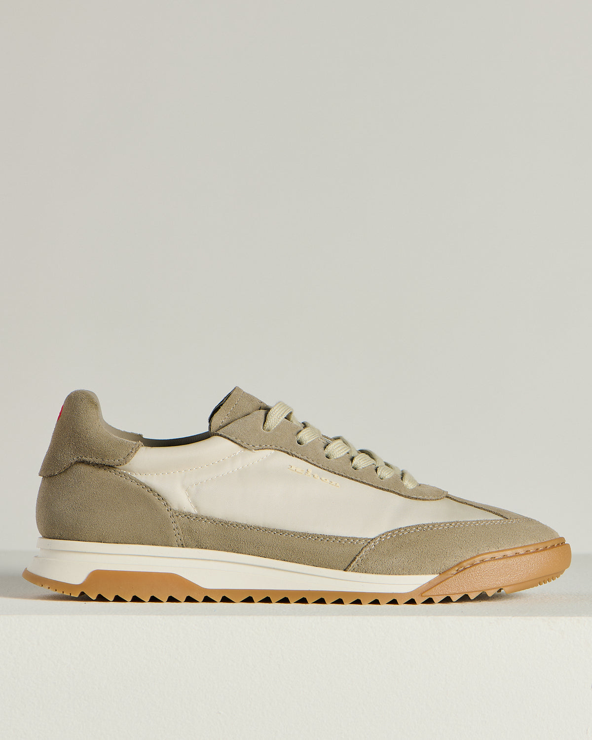 CREAM WHITE CALFSKIN SNEAKERS 1