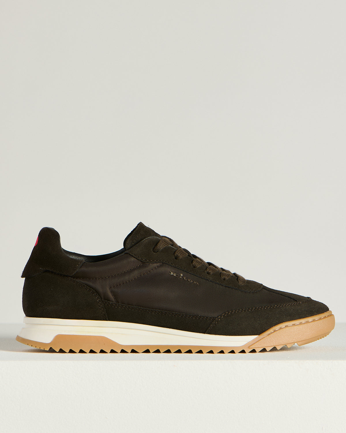 DARK BROWN CALFSKIN SNEAKERS 1