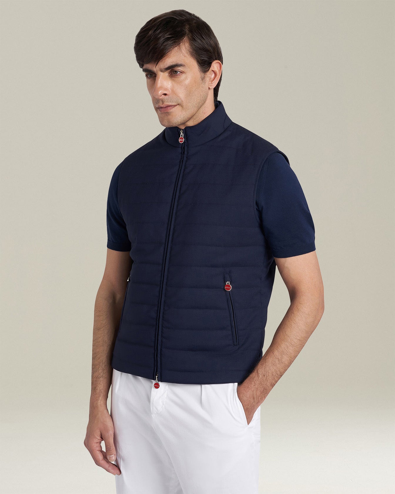 SLEVELESS BLOUSON VIRGIN WOOL