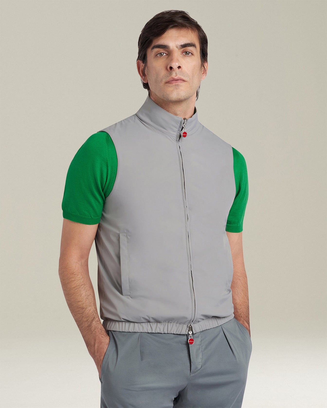 SLEVELESS BLOUSON POLYESTER