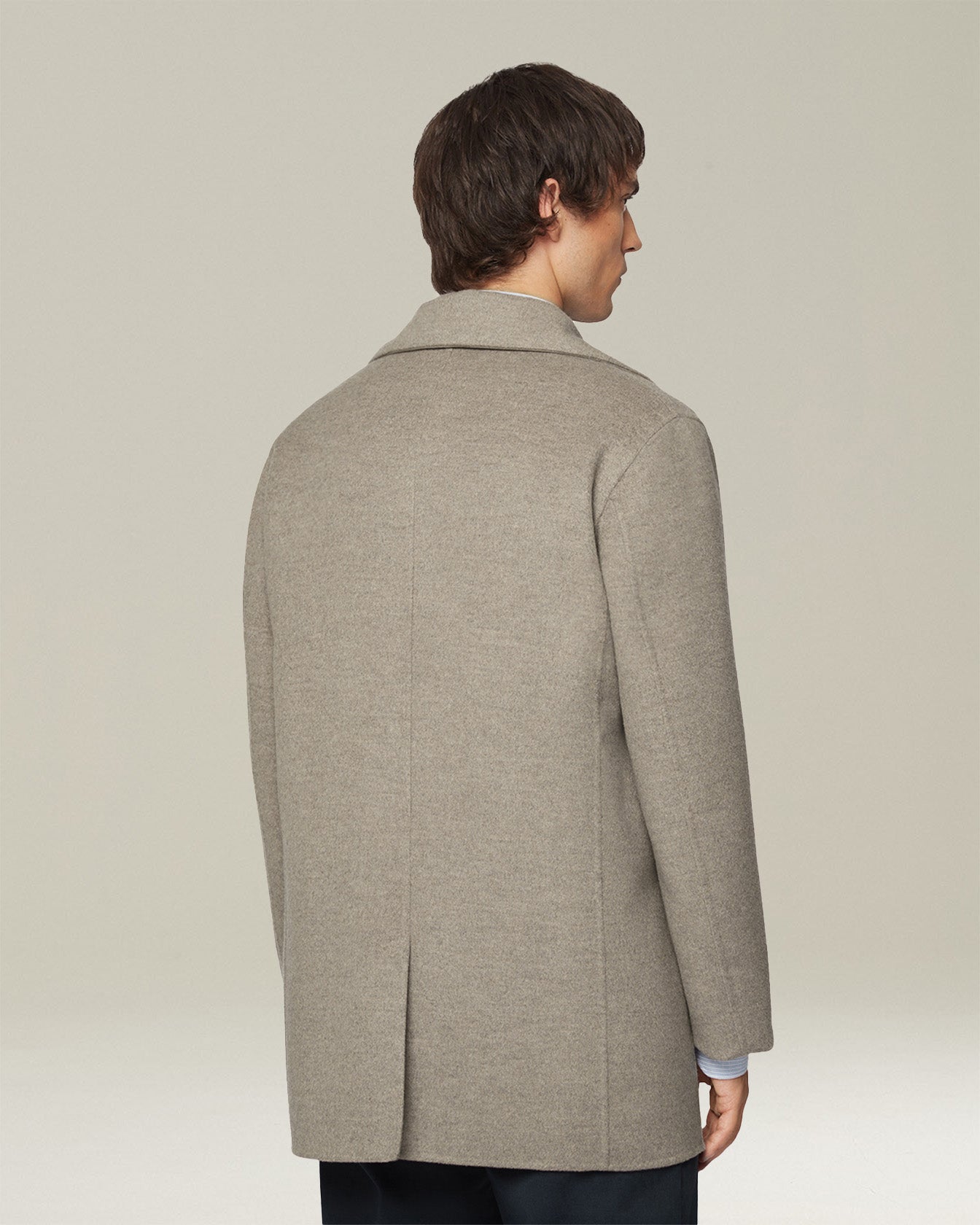 CASHMERE BLEND PEA COAT