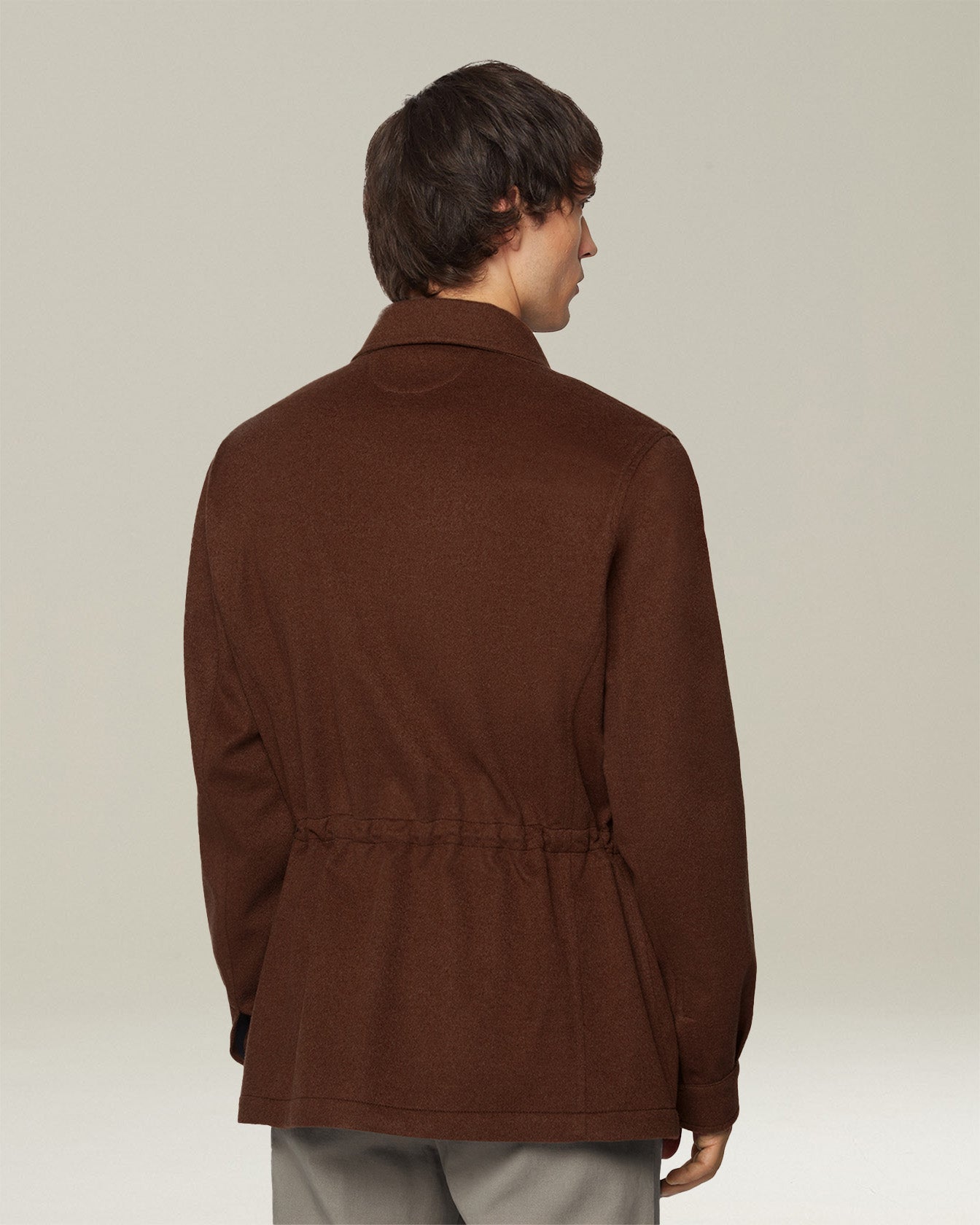 BEAVER CASHMERE UTILITY JACKET