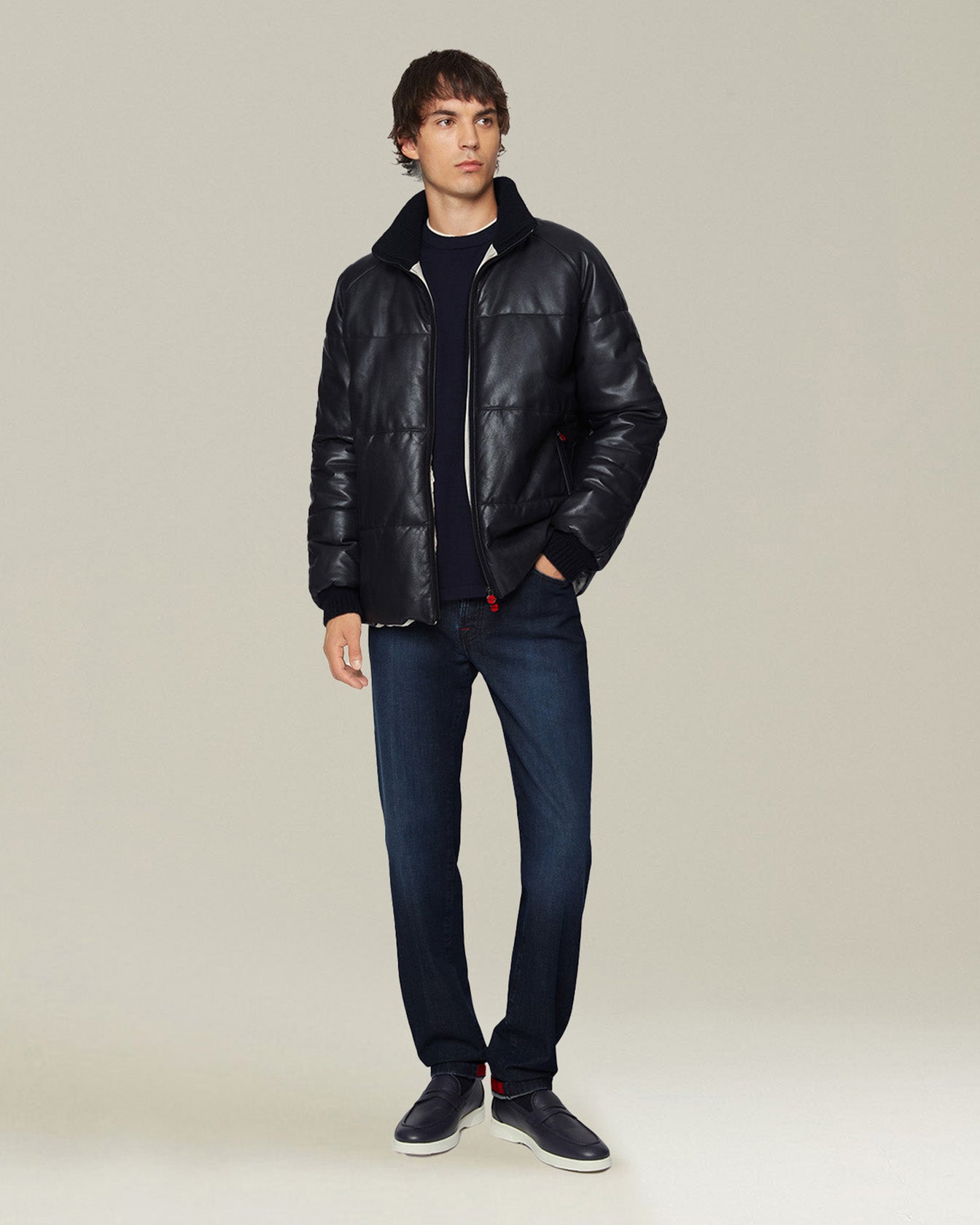 NAPPA LEATHER QUILTED JACKET