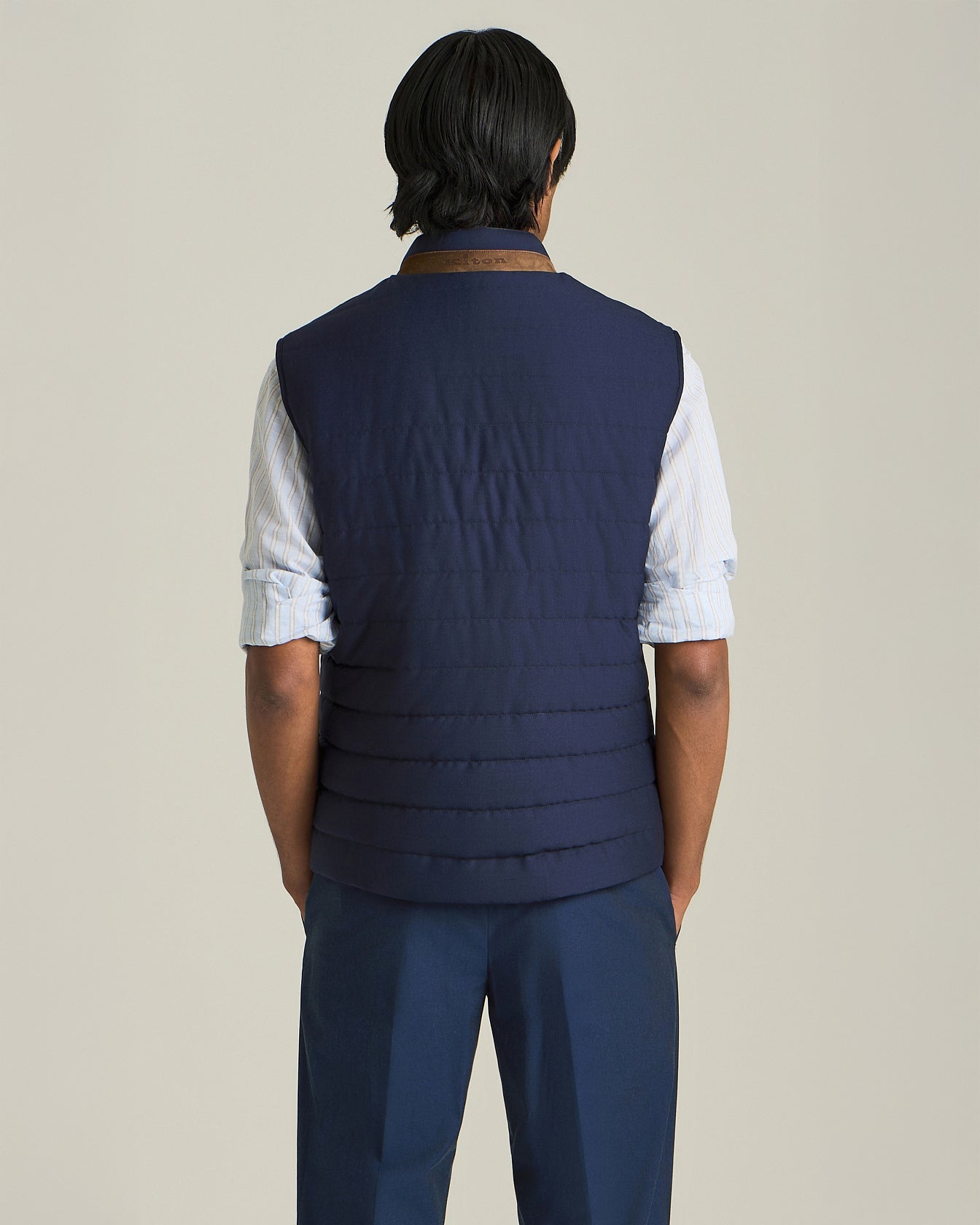 COOL WOOL SLEEVELESS DOWN JACKET