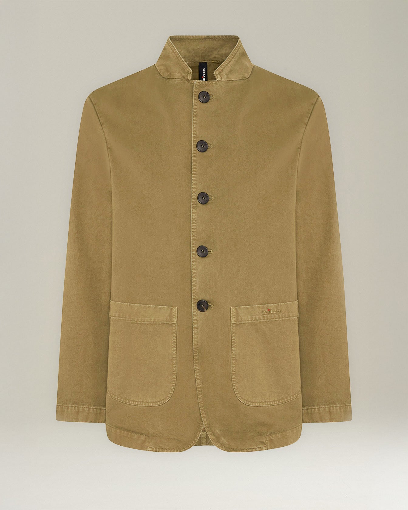 ORGANIC COTTON MANDARIN COLLAR JACKET