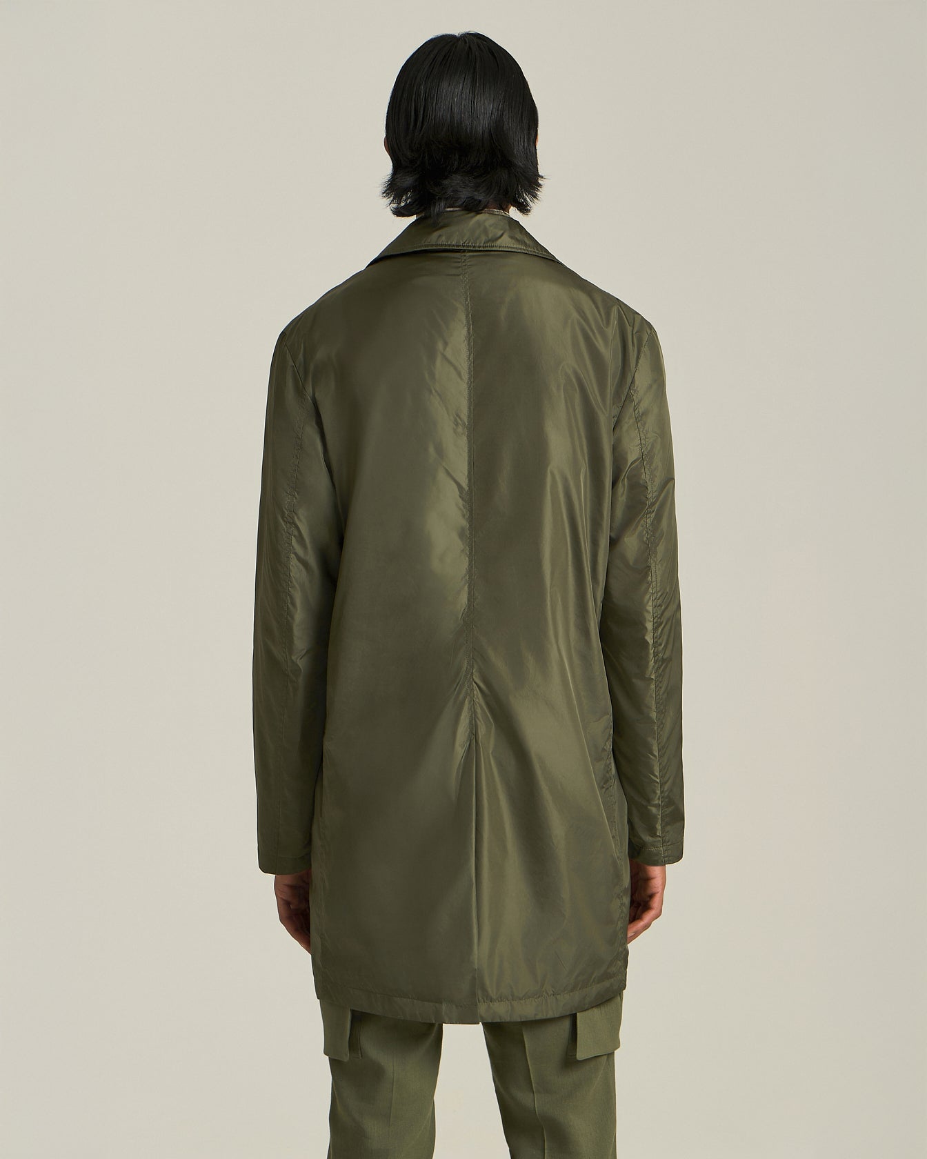 TECHNICAL FABRIC TRENCH COAT