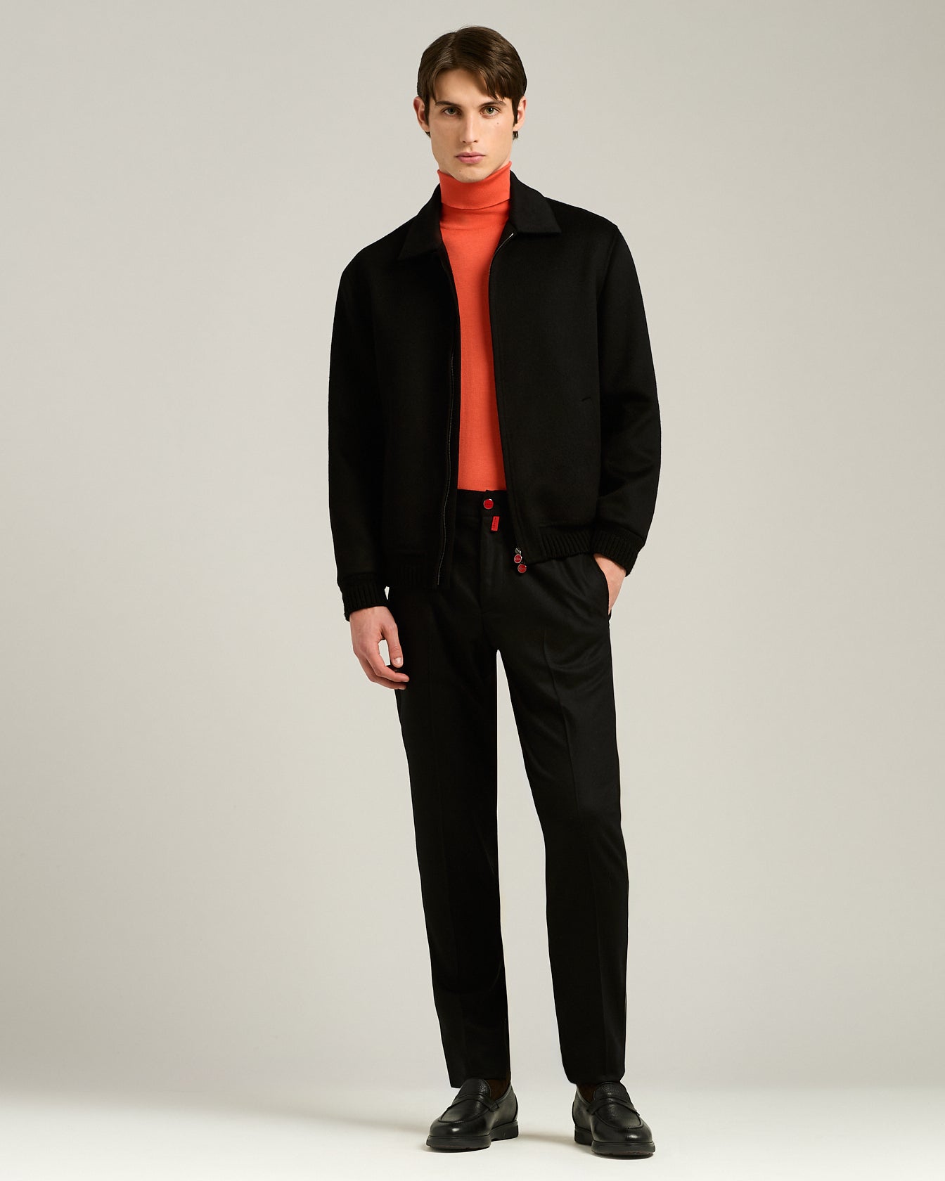 PURE CASHMERE BOMBER JACKET