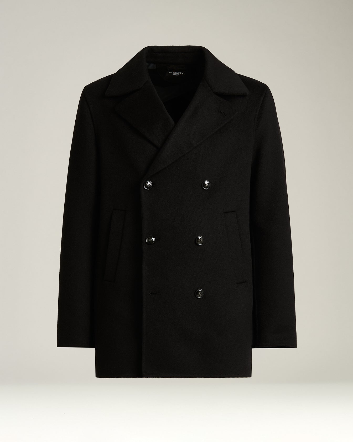 DOUBLE-BREASTED CASHMERE JACKET