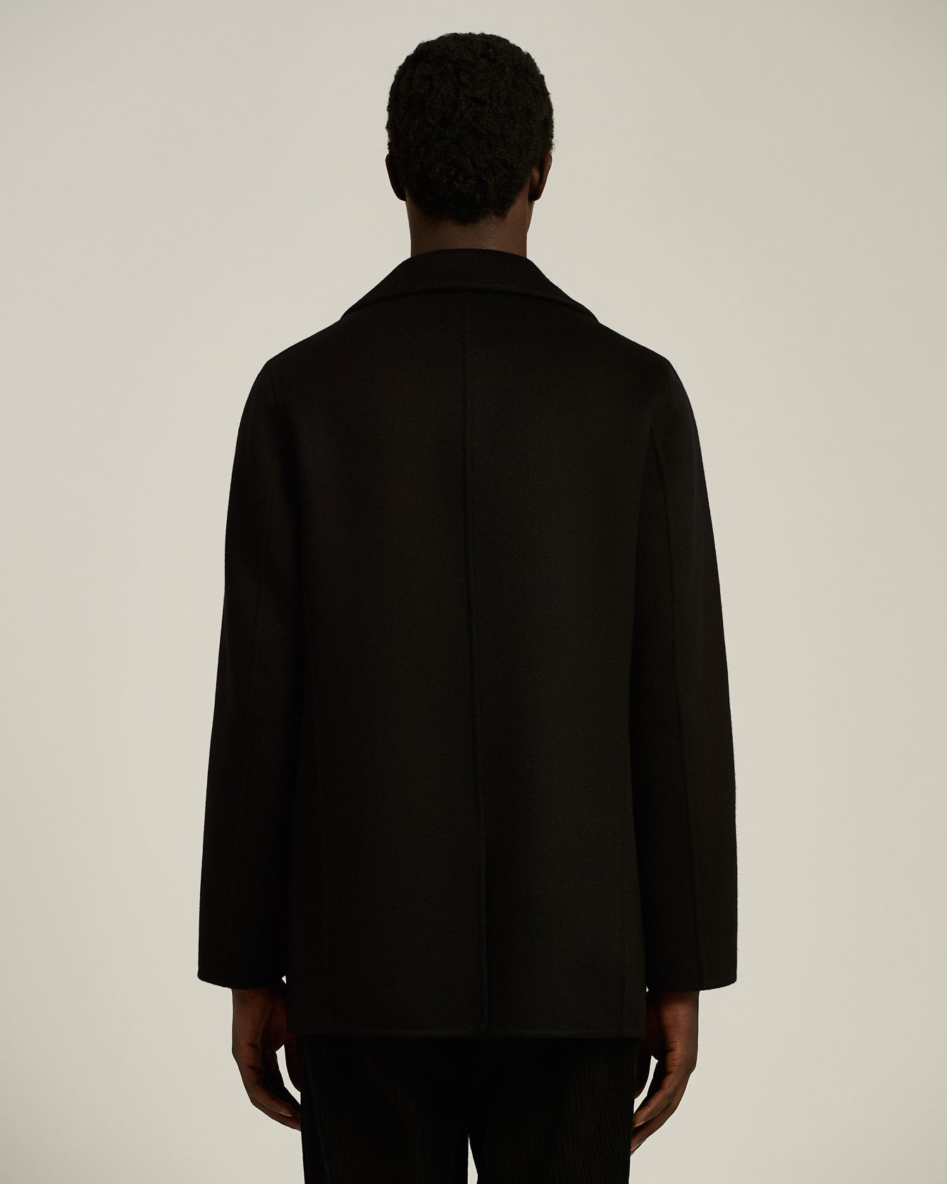 DOUBLE-BREASTED CASHMERE JACKET