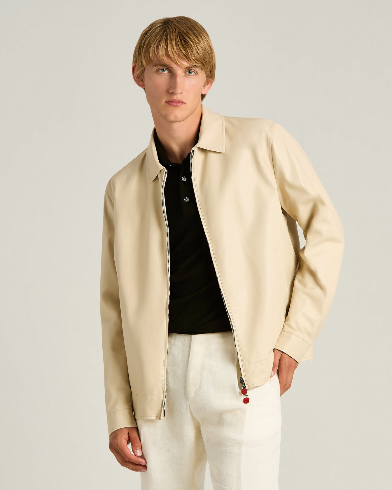 LAMBSKIN BOMBER JACKET