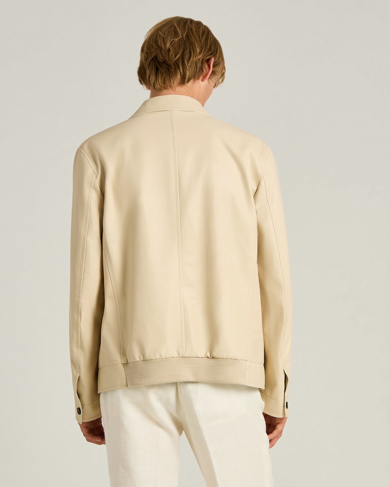 LAMBSKIN BOMBER JACKET