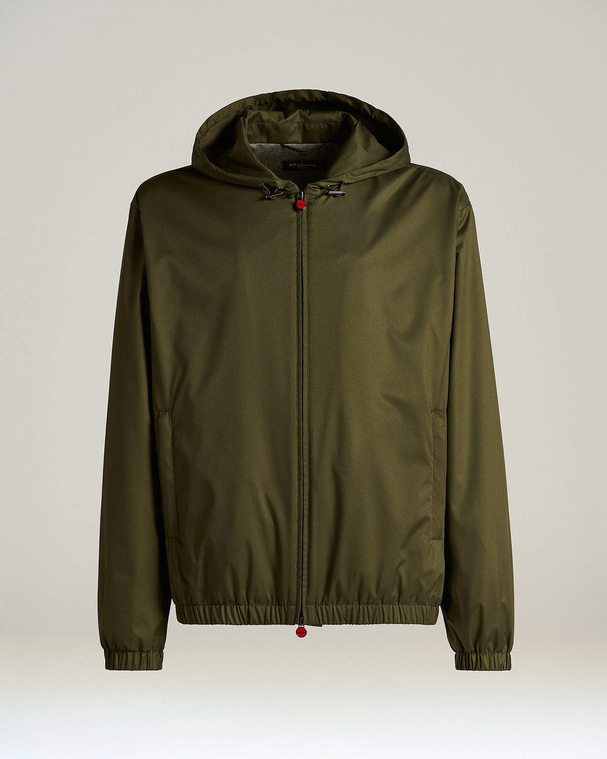 GREEN TECHNICAL HOODED JACKET 1