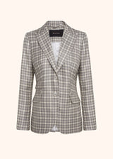 Kiton grey jacket for woman, in cashmere