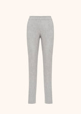 Kiton medium grey trousers for woman, in cashmere