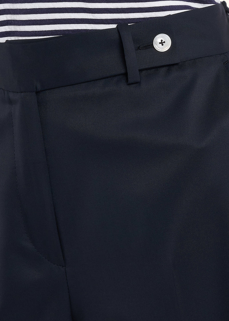 Kiton blue trousers for woman, in virgin wool 4