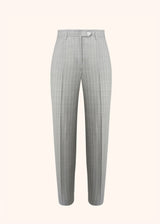 Kiton grey trousers for woman, in wool