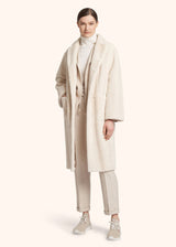 Kiton beige jacket for woman, in alpaca 5