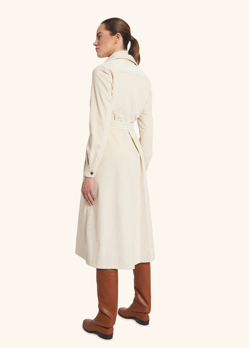 Kiton white dress for woman, in cotton 3
