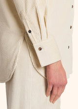 Kiton white shirt for woman, in cotton 5