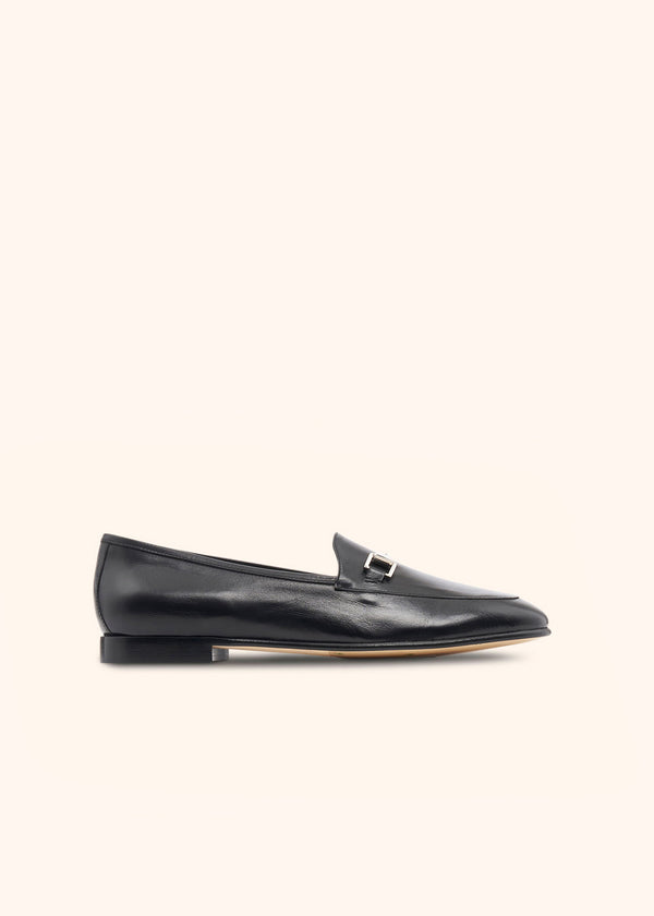 Kiton black shoes for woman, in lambskin