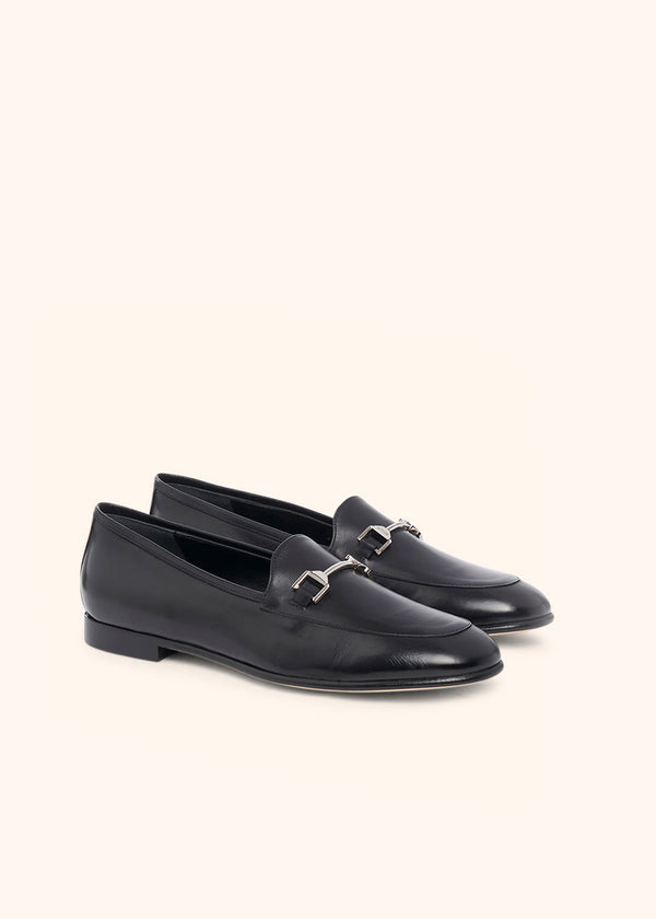 Kiton black shoes for woman, in lambskin 2