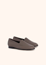 Kiton taupe shoes for woman, in deerskin 2