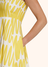 Kiton yellow dress for woman, in cotton 4