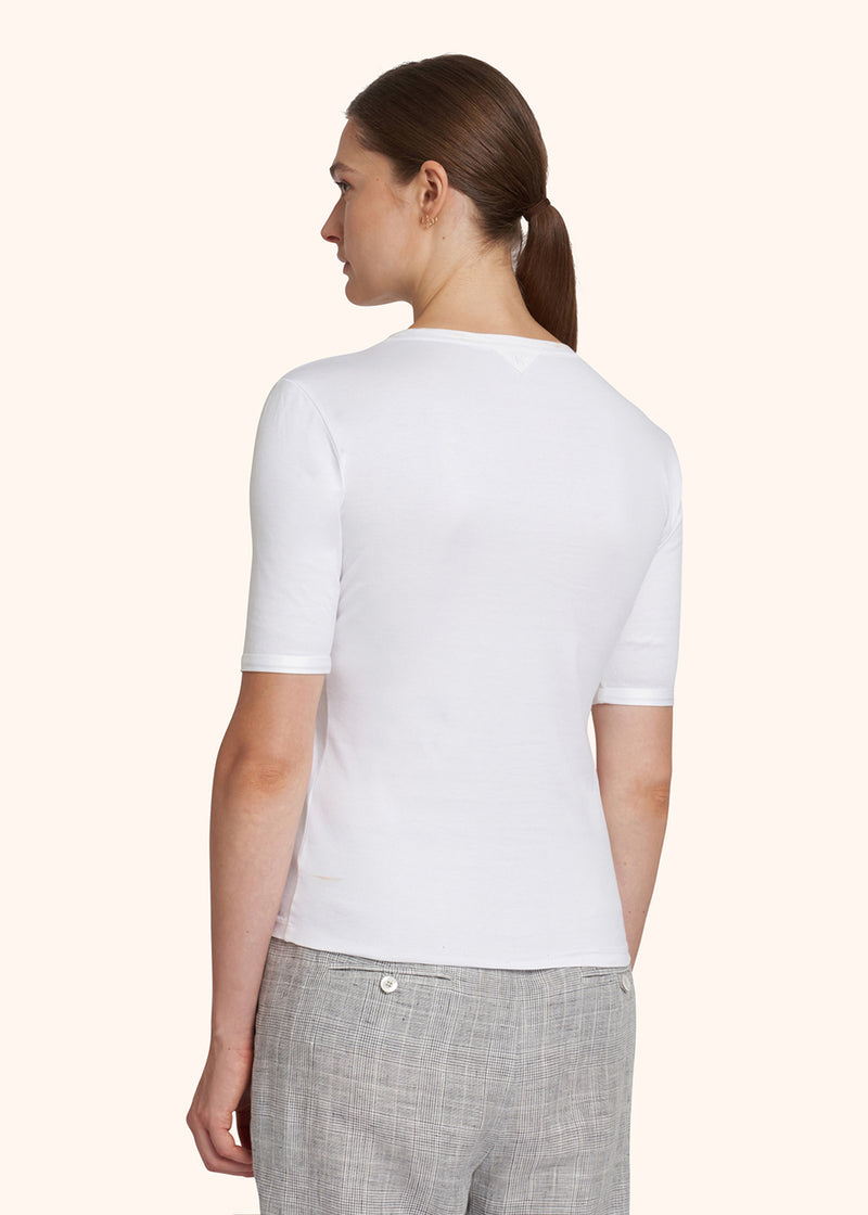 Kiton white shirt for woman, in cotton 3
