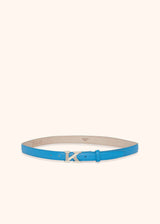 Kiton turquoise belt for woman, in deerskin 2