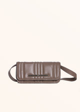 Kiton taupe ebe - bag for woman, in calfskin