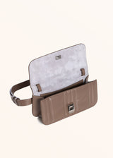 Kiton taupe ebe - bag for woman, in calfskin 4