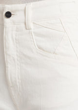 Kiton dirty white jns trousers for woman, in cotton 4