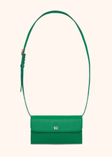 Kiton green dkami - fanny pack for woman, in deerskin 3