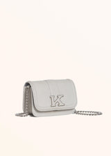 Kiton medium grey mini sofia - bag for woman, in deerskin 2