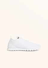 Kiton white shoes for woman, in cotton