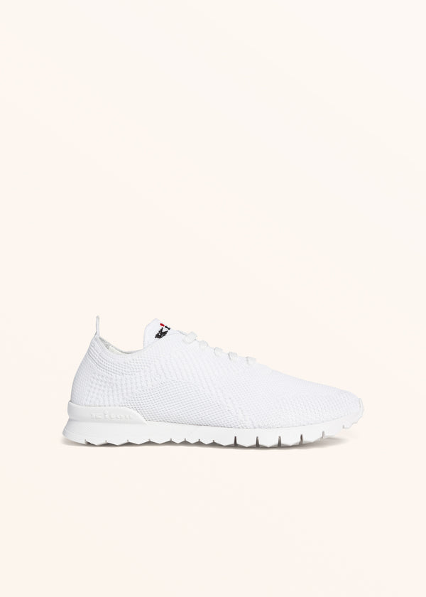 Kiton white shoes for woman, in cotton