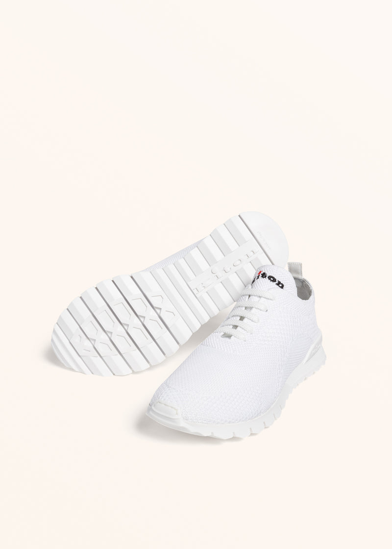 Kiton white shoes for woman, in cotton 3