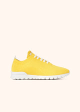Kiton yellow shoes for woman, in cotton