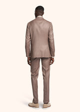 Kiton beige suit for man, in cashmere 3