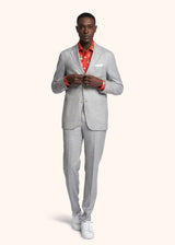 Kiton grey suit for man, in cashmere 2