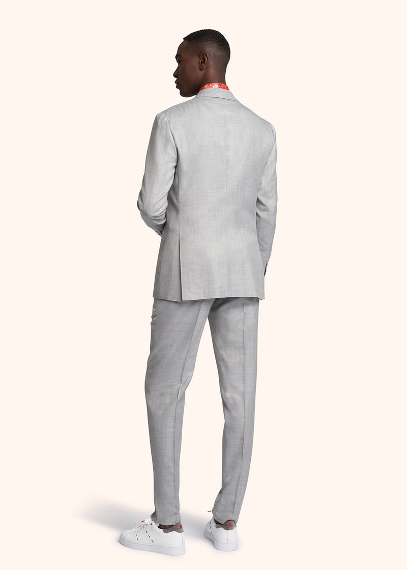 Kiton grey suit for man, in cashmere 3