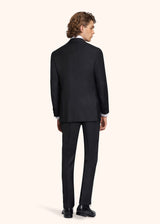 Kiton black suit for man, in wool 3