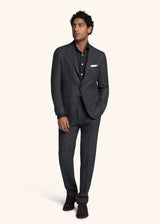 Kiton medium grey suit for man, in cashmere 2